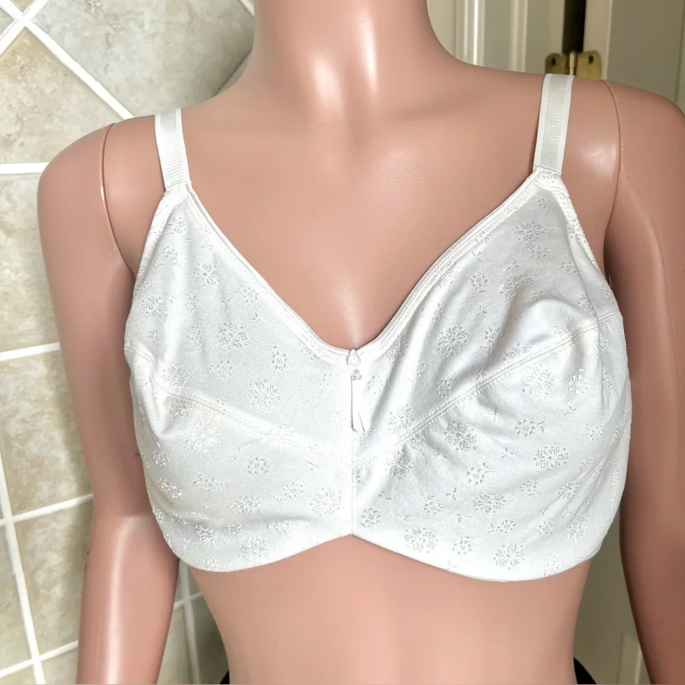 NEW Wacoal 36DD Cotton White Underwire Bra - Picture 4 of 10